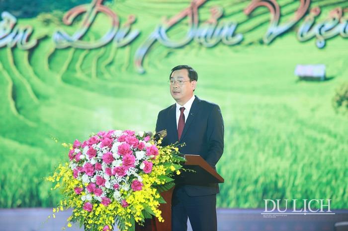Tổng cục trưởng Tổng cục Du lịch Nguyễn Trùng Khánh phát biểu tại Chương trình